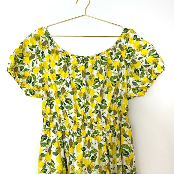 Boden Yellow and Green Floral Maxi Dress - Picture 4 of 12